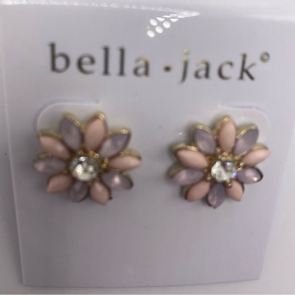 Bella Jack Flower Earrings - Picture 2 of 5